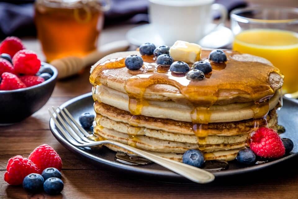 Pan cakes a colazione a Fraschetta al Feudo